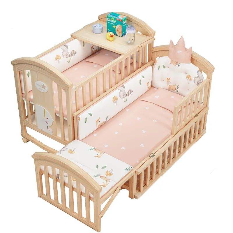 Baby Products For Newborn - منتج جديد: سرير أطفال خشبي أبيض