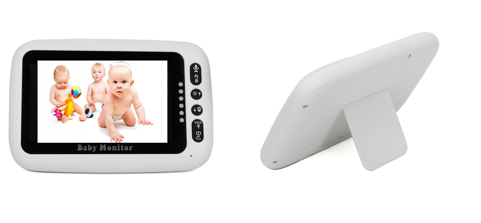 Wireless Baby Monitor - شاشة IPS مقاس 4.3 بوصة، جهاز