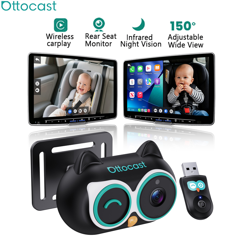 Wireless Baby Monitor - محول OTTOCAST Cabin Care لتحويل CarPlay