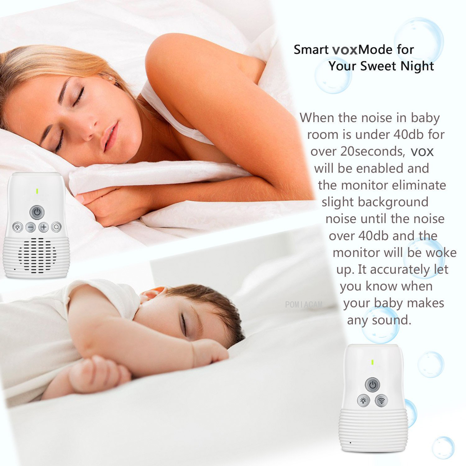 جهاز مراقبة الأطفال DBM-8 مع خ - مراجعة Wireless Baby Monitor وسعره