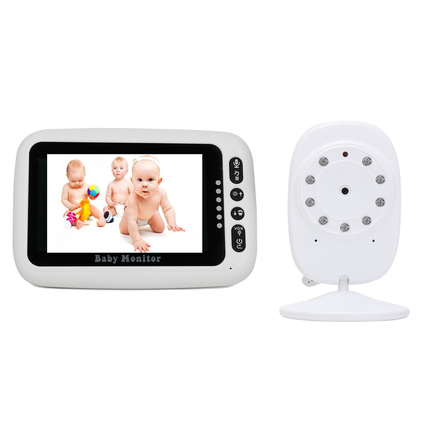 شاشة IPS مقاس 4.3 بوصة، جهاز م - مراجعة Wireless Baby Monitor وسعره