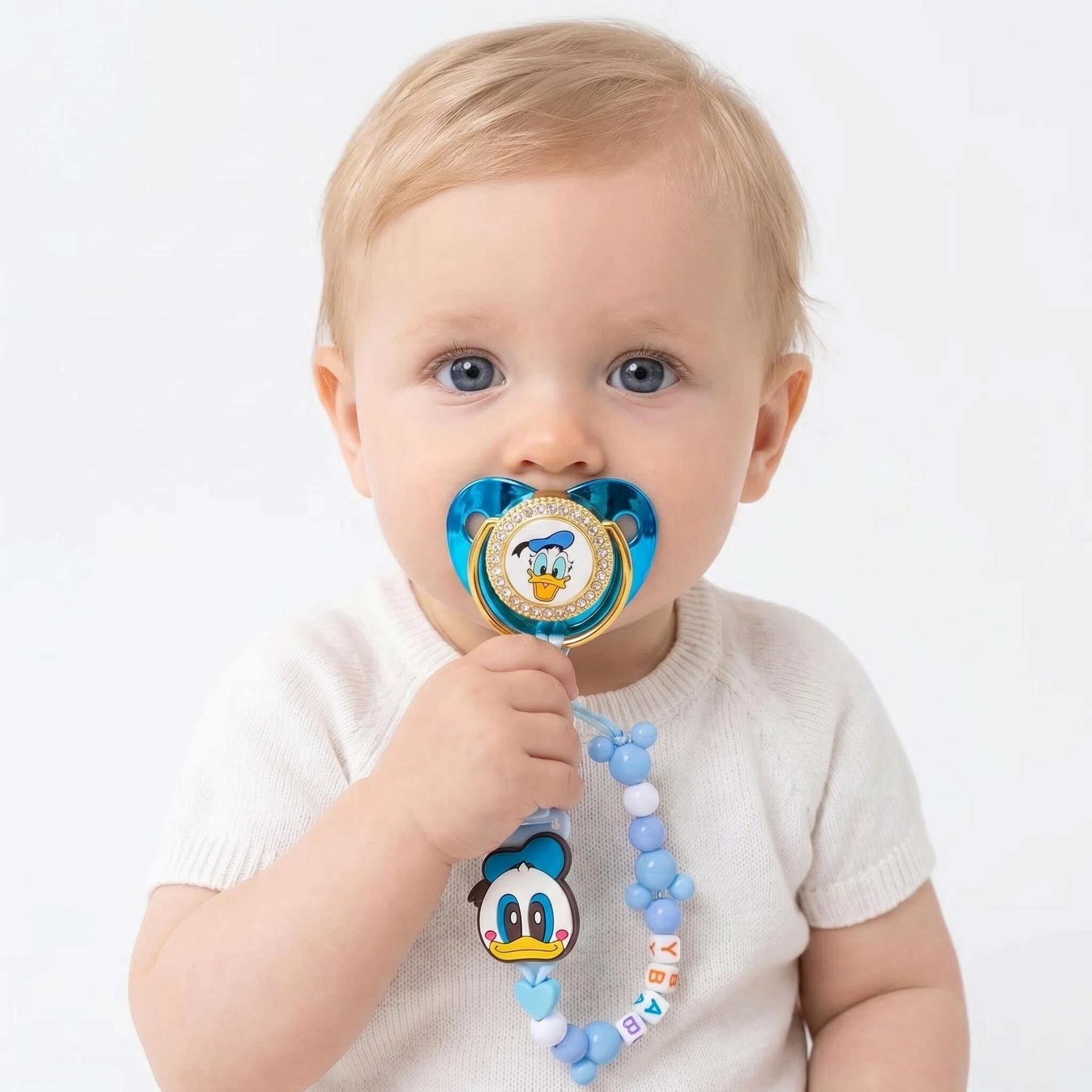 مصاصة أطفال مطبوعة بشخصية دونا - مراجعة Baby Products Discount وسعره