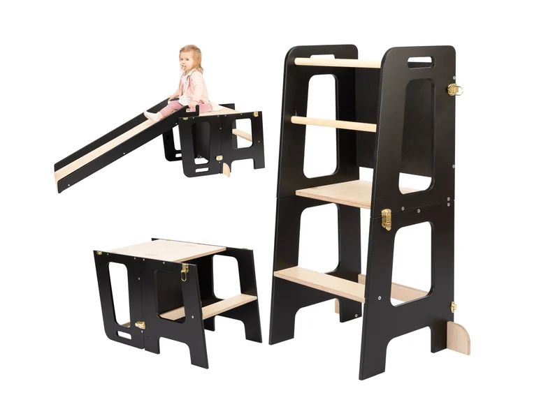 كرسي أطفال قابل للطي، برج تعلي - مراجعة Toddler Learning Tower وسعره