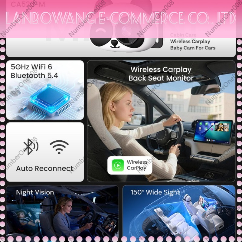 محول كاربلاي لاسلكي، كاميرا مر - مراجعة Wireless Baby Monitor وسعره