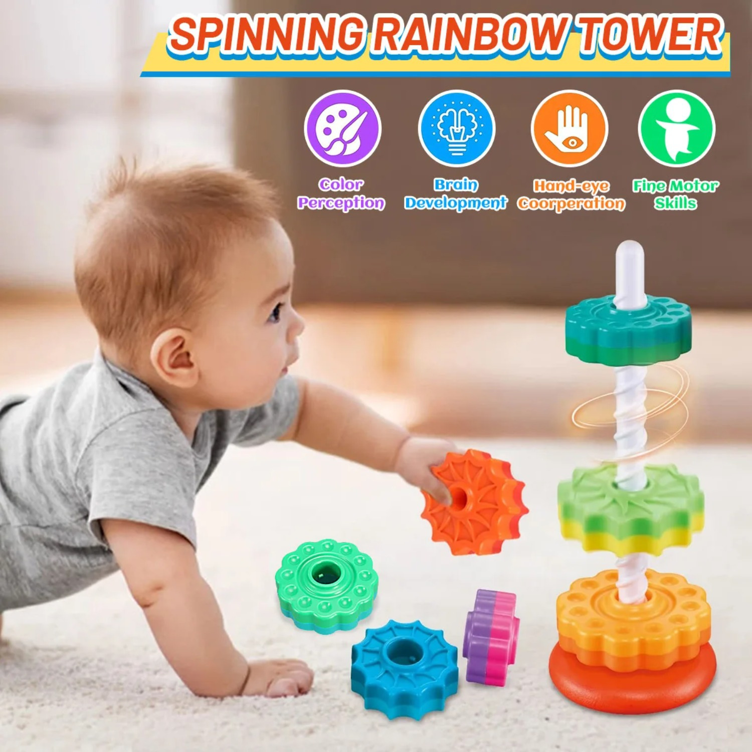 لعبة ألغاز دوارة على شكل برج ق - مراجعة Toddler Learning Tower وسعره