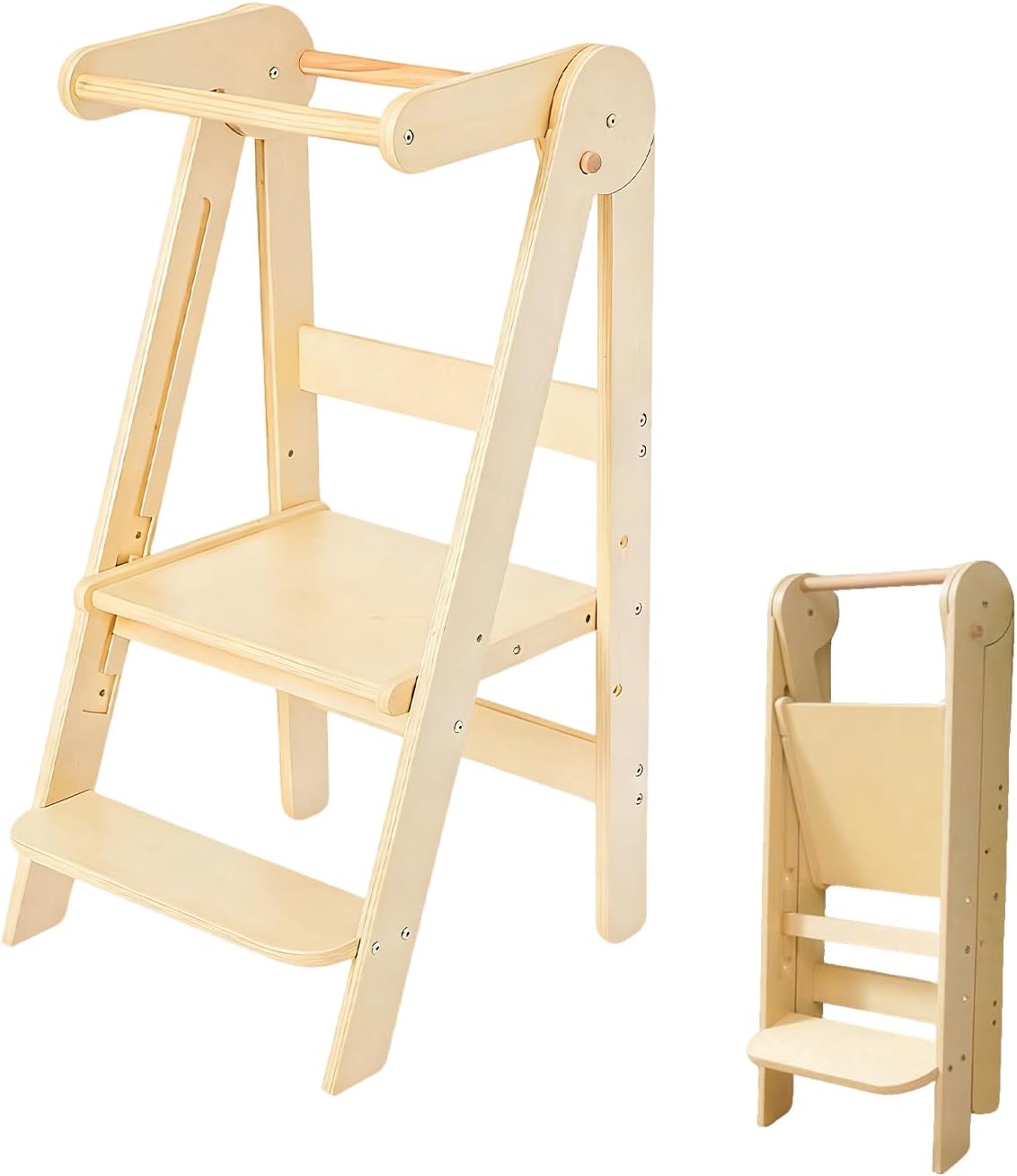 برج أطفال قابل للطي، كرسي درجا - مراجعة Toddler Learning Tower وسعره
