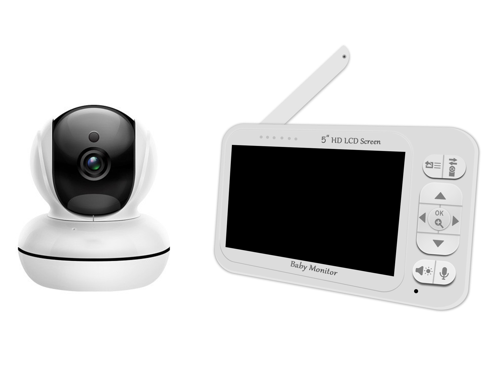 شاشة مراقبة الأطفال لاسلكية 5  - مراجعة Wireless Baby Monitor وسعره
